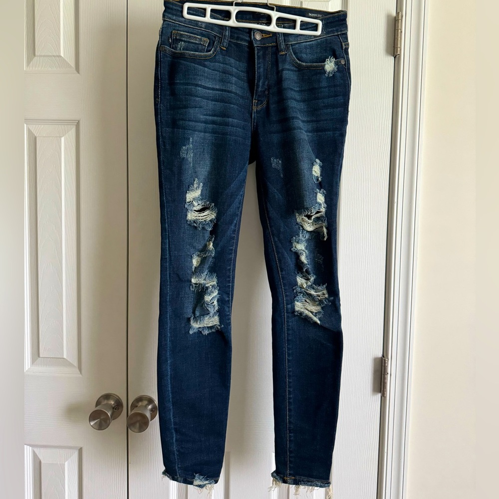 Judy Blue distressed skinny jeans